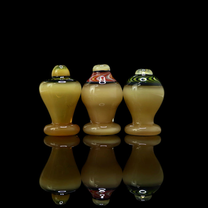 Skate Wheel Bubble Caps by Jworth Glass