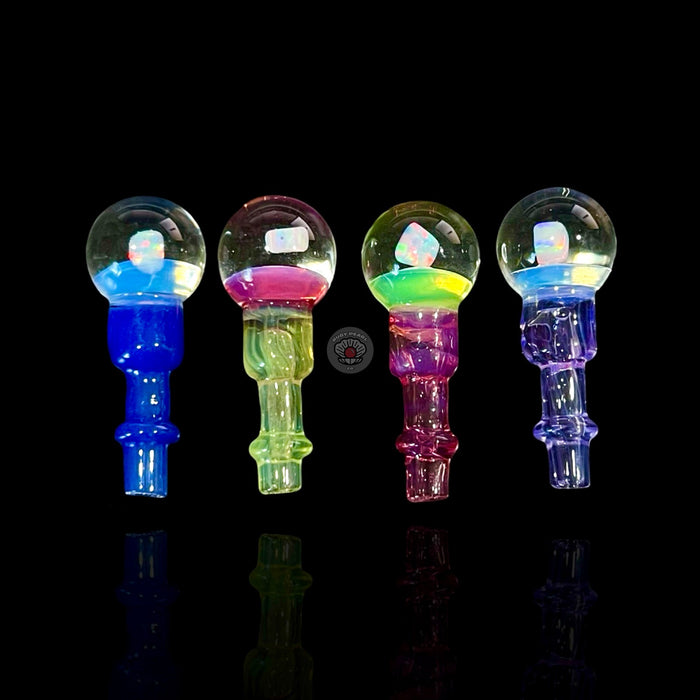 Opal Marble Joystick Cap for Puffco Peak Pro by Tokr Glass