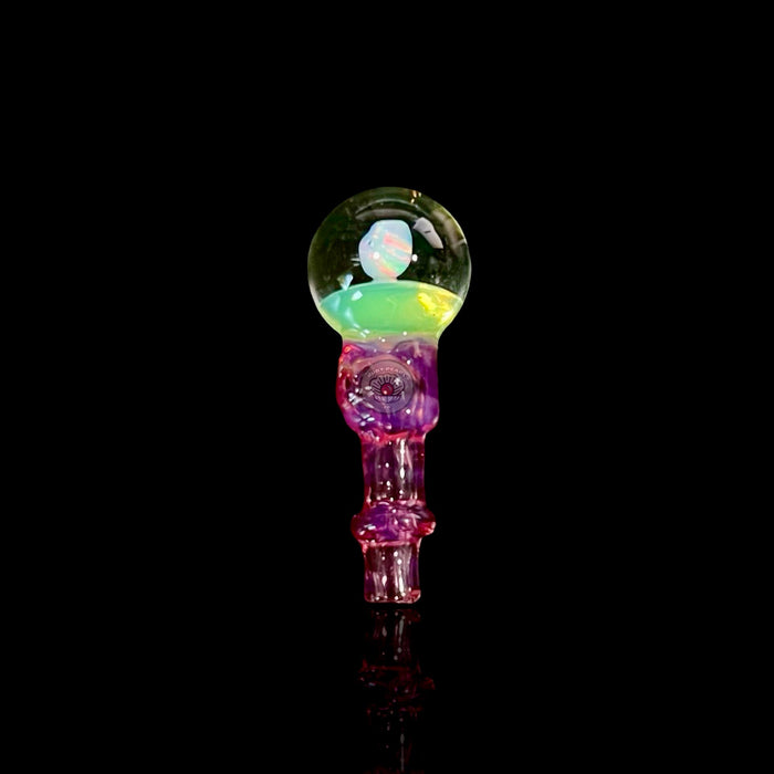 Opal Marble Joystick Cap for Puffco Peak Pro by Tokr Glass