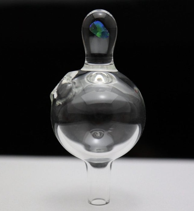 Clear Opal Bubble Cap by CpbGlass